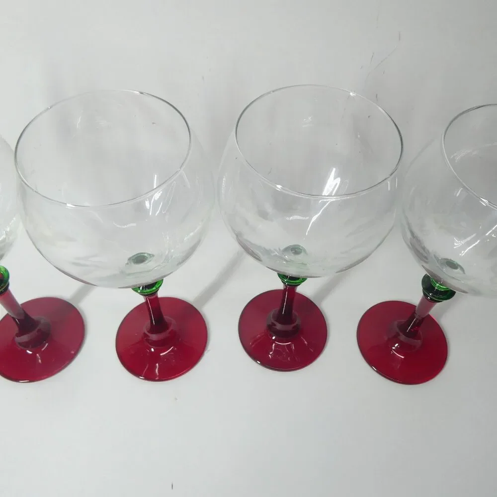 Fumo Brothers Festivo Set 4 Water Goblet Glasses 7.5